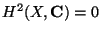 $H^2(X,{\bf C}) = 0$